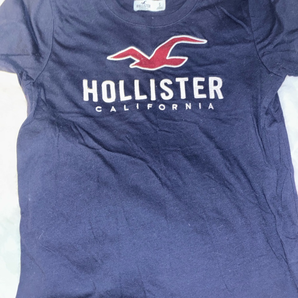 Hollister Navy Blue T-Shirt